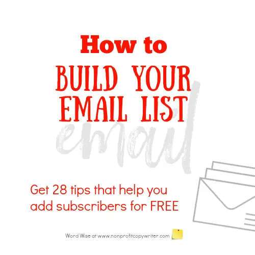 28 ways to build your email list