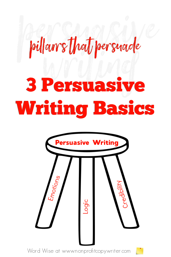 3 #PersuasiveWriting basics with Word Wise at Nonprofit Copywriter #WritingTips