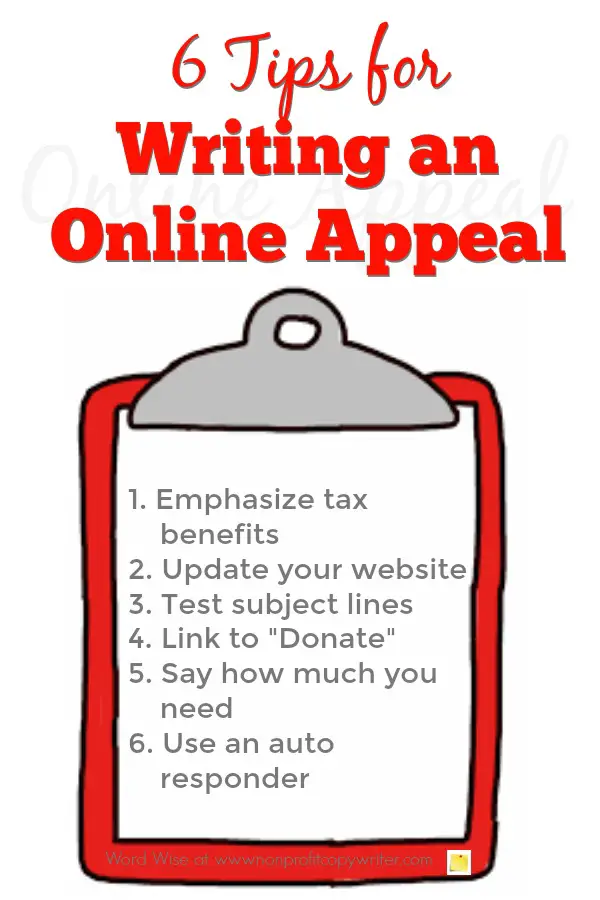 6 tips for writing a winning online appeal with Word Wise at Nonprofit Copywriter