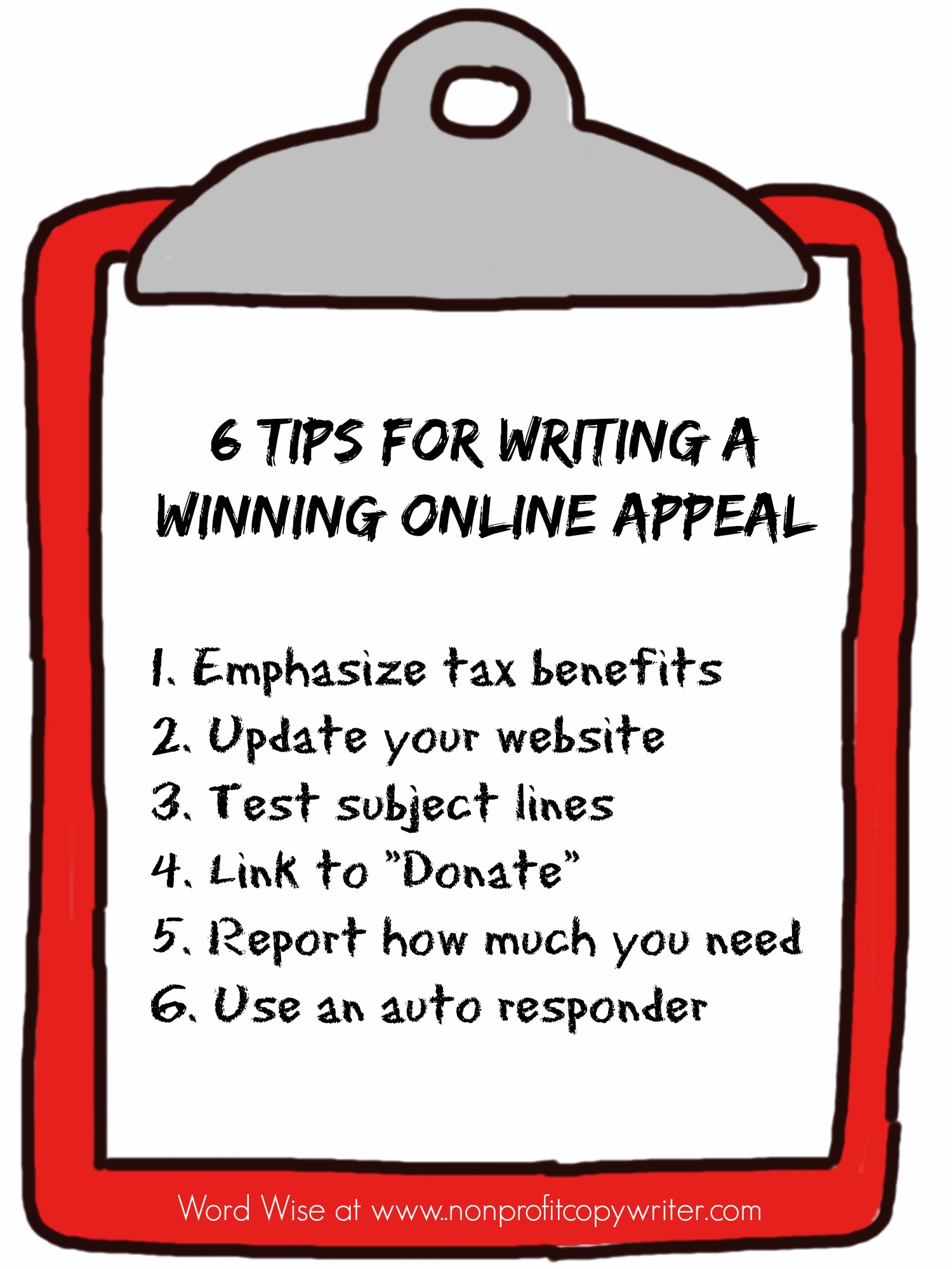 6 tips for writing a winning online appeal with Word Wise at Nonprofit Copywriter 6 tips for writing a winning online appeal with Word Wise at Nonprofit Copywriter