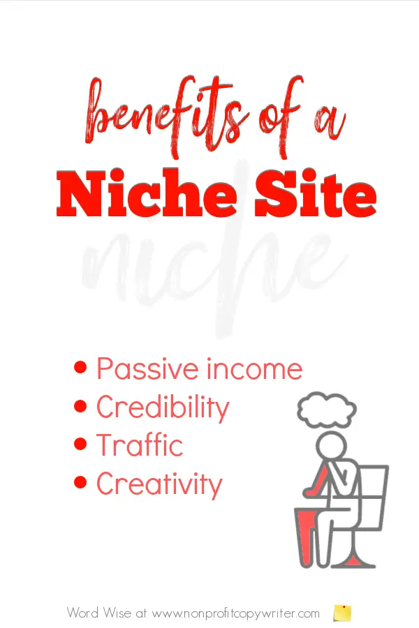 What is a niche site with Word Wise at Nonprofit Copywriter #FreelanceWriting #DigitalWriting