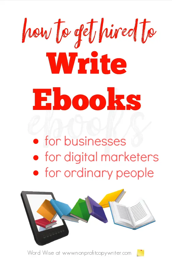 Ebook writer for hire with Word Wise at Nonprofit Copywriter #WritingTips #WritingABook #ebooks