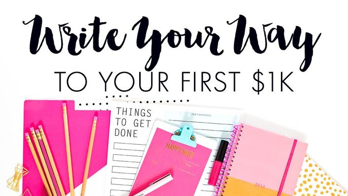 Write your way to your first 1K