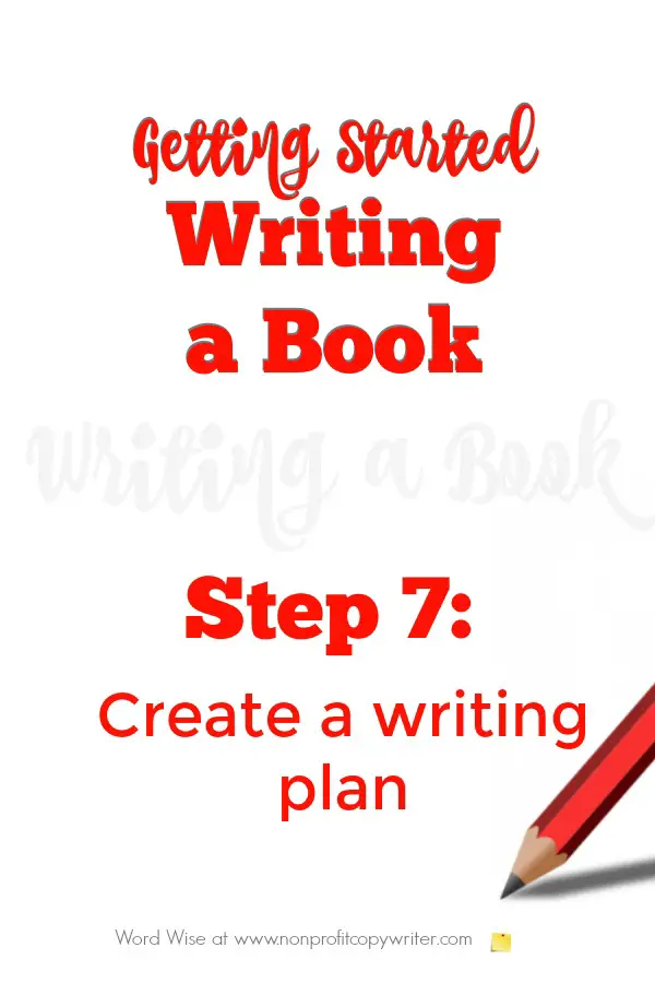 Getting started writing a book, Step 7 with Word Wise at Nonprofit Copywriter