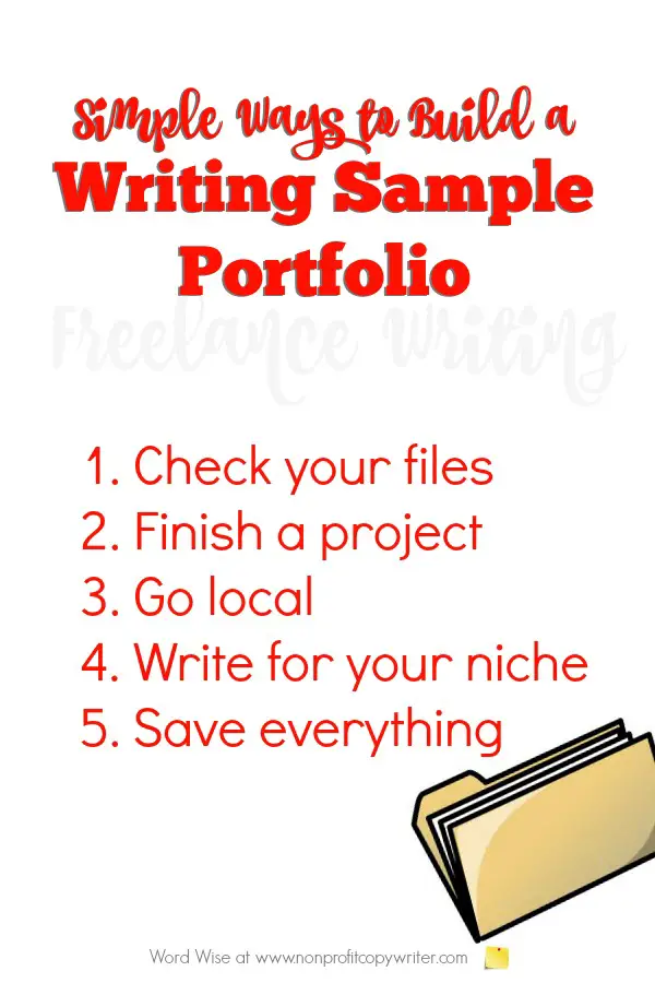 How to build a writing sample portfolio with Word Wise at Nonprofit Copywriter