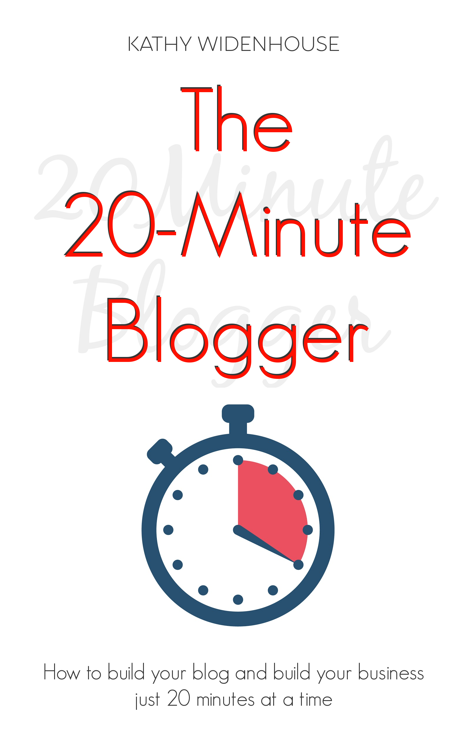 The 20-Minute Blogger by Kathy Widenhouse with Word Wise at Nonprofit Copywriter