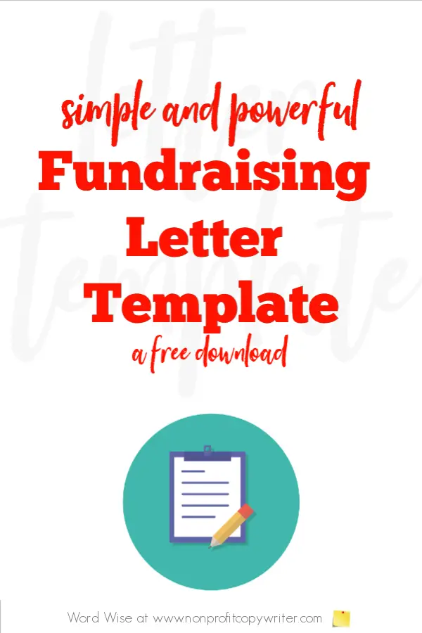 #FundraisingLetter template: free download with Word Wise at Nonprofit Copywriter #FreelanceWriting #Copywriting #WritingTips
