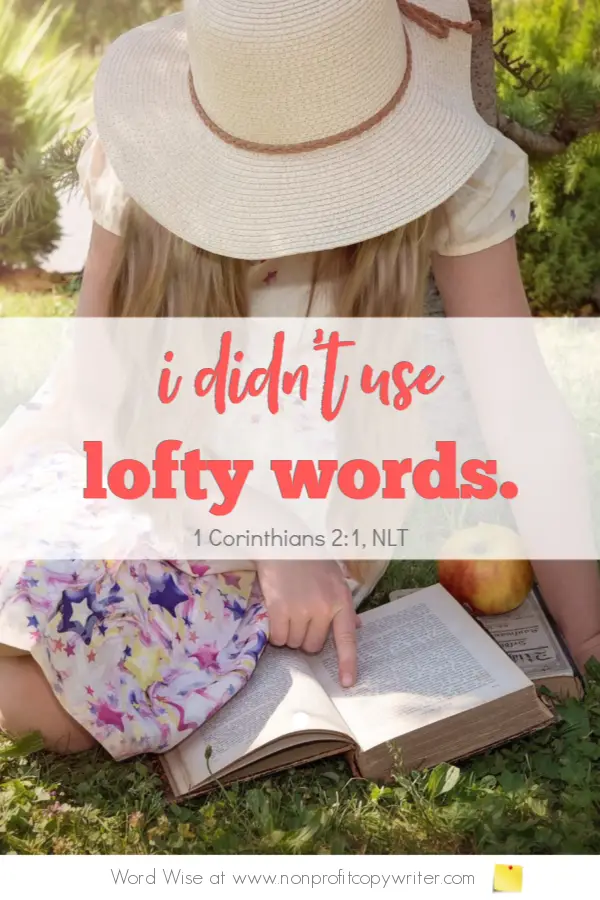 The Readability Tool: a #devotional for writers with Word Wise at Nonprofit Copywriter #FreelanceWriting #ChristianWriting #ContentWritingTips